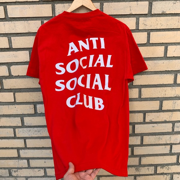 RED ASSC TOKYO LOGO T-SHIRT - Picture 3 of 7